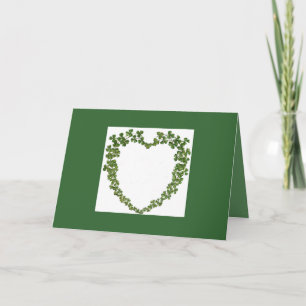 Shamrock Heart Kort