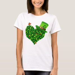 Shamrock Heart Kvinnors T-shirt