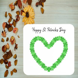 Shamrock Heart Lycklig St patrick's day Underlägg