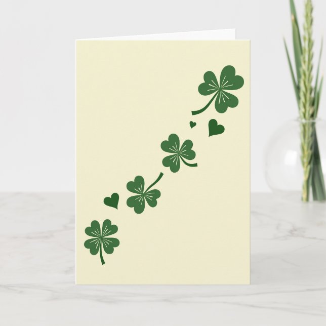 Shamrock Hearts Ascend-kort Kort (Framsida)