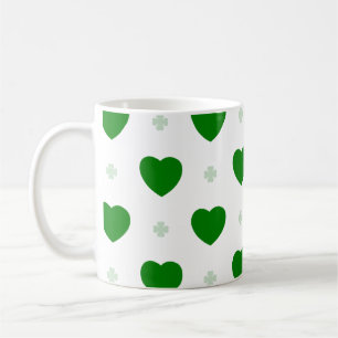 Shamrock & Hearts Klassisk Mugg