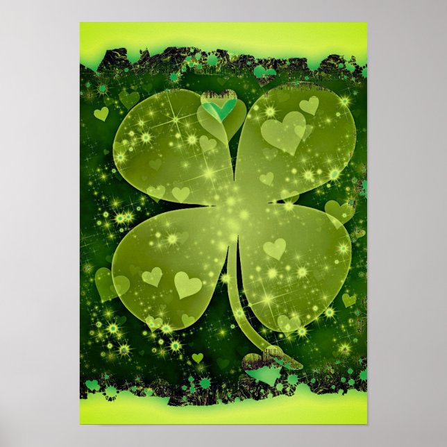 Shamrock Hearts Poster (Framsidan)
