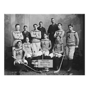 Shamrock Hockey Team, Montreal, QC 1899, Fototryck