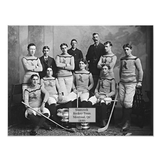 Shamrock Hockey Team, Montreal, QC 1899, Fototryck (Framsidan)