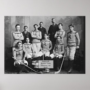 Shamrock Hockey Team, Montreal, QC 1899" Poster
