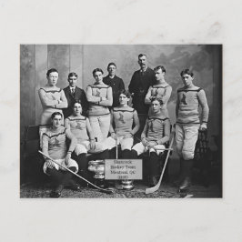 Shamrock Hockey Team, Montreal, QC 1899" Vykort