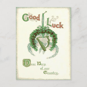 Shamrock Horseshoe Harp of Erin Vykort