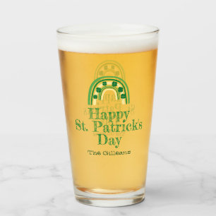 Shamrock horseshoe St patricks day Beer Glaskopp