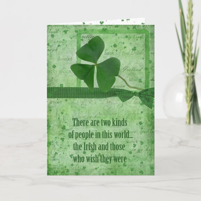 Shamrock Irish Kort (Framsida)