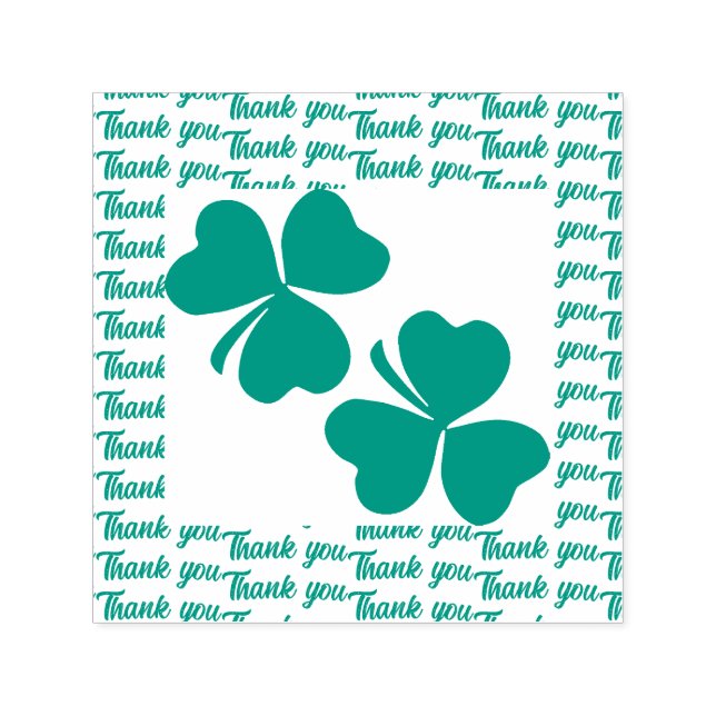 Shamrock Irish St patricks day tack Självfärgande Stämpel (Design)