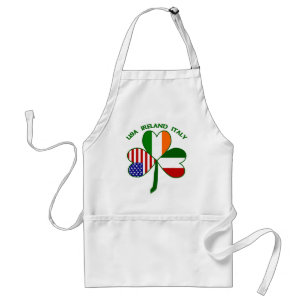 Shamrock Italien USA Irish Irish Förkläde