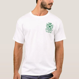 Shamrock Jackar om Arm Vapensköld St. Patrick's Da T Shirt