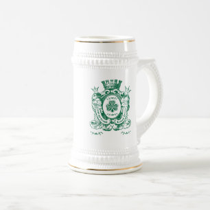 Shamrock Jackar om Arm Vapensköld St.Patrick's Day Sejdel