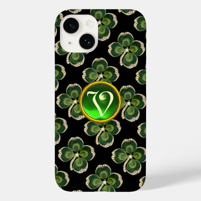 Shamrock Jewel guld med pärlor (Baksida)