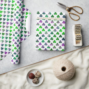 Shamrock Jewel Ton Grön - Klassisk Presentpapper