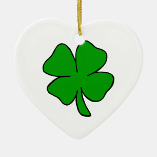Shamrock Julgransprydnad Keramik