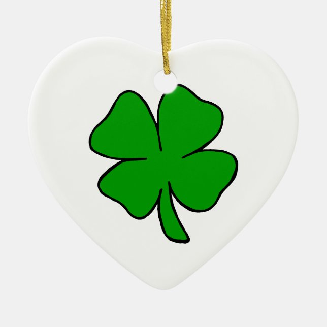 Shamrock Julgransprydnad Keramik (Framsidan)