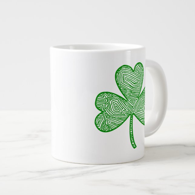 Shamrock Jumbo Mugg (Framsida höger)