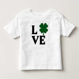 Shamrock Kärlek Design T Shirt