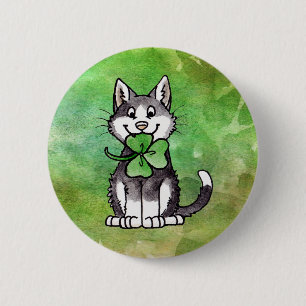 Shamrock Kattunge Knapp