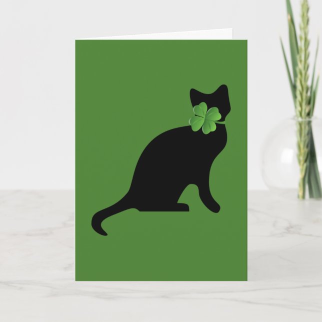 Shamrock Kattunge Kort (Framsida)