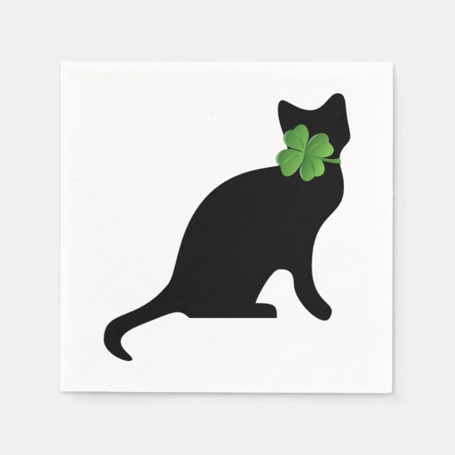 Shamrock Kattunge Pappersservett (Framsidan)