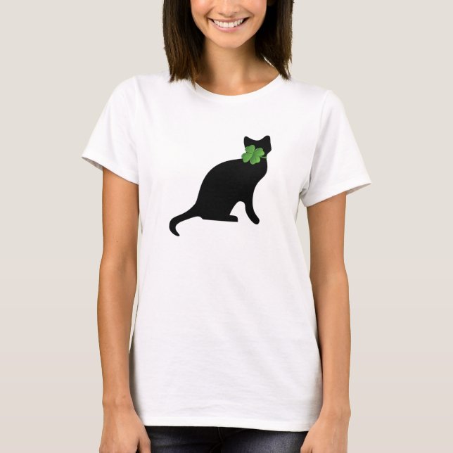 Shamrock Kattunge T Shirt (Framsida)