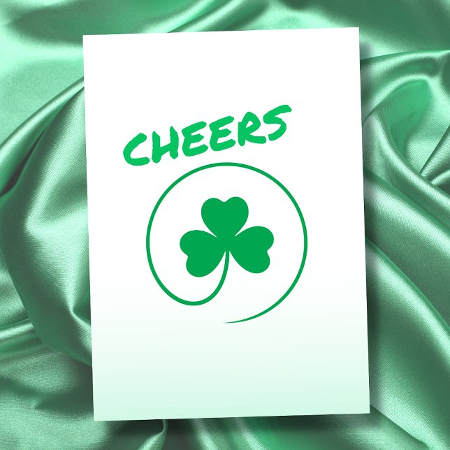 Shamrock Klöver Irish Cheers All Purpose Kort (Skapare uppladdad)