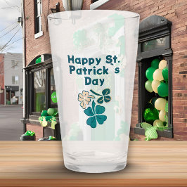 Shamrock Klöver Irish Lycklig St. Patrick's Day Glaskopp