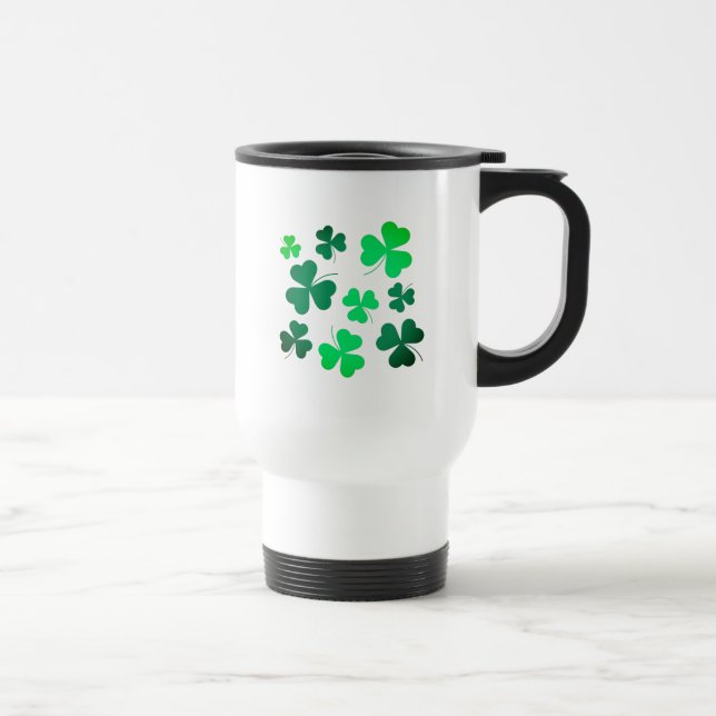 Shamrock Klöver Löv Ireland Irish Modern Elegant Resemugg (Höger)