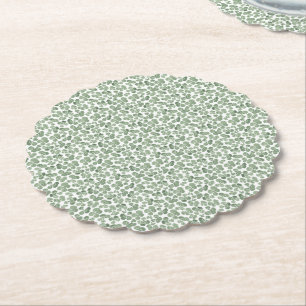 Shamrock Klöver Patterned Underlägg Papper
