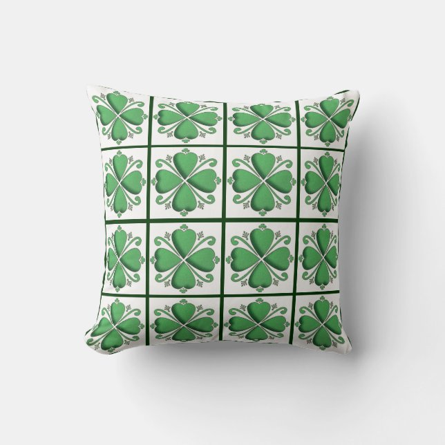 Shamrock/Klöver Pillow Kudde (Framsida)
