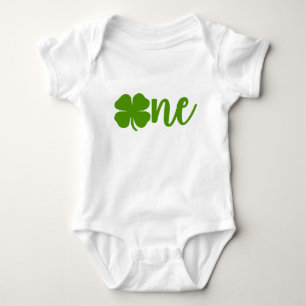 Shamrock Klöver St. Patrick's Day ONE 1st Birthday T Shirt
