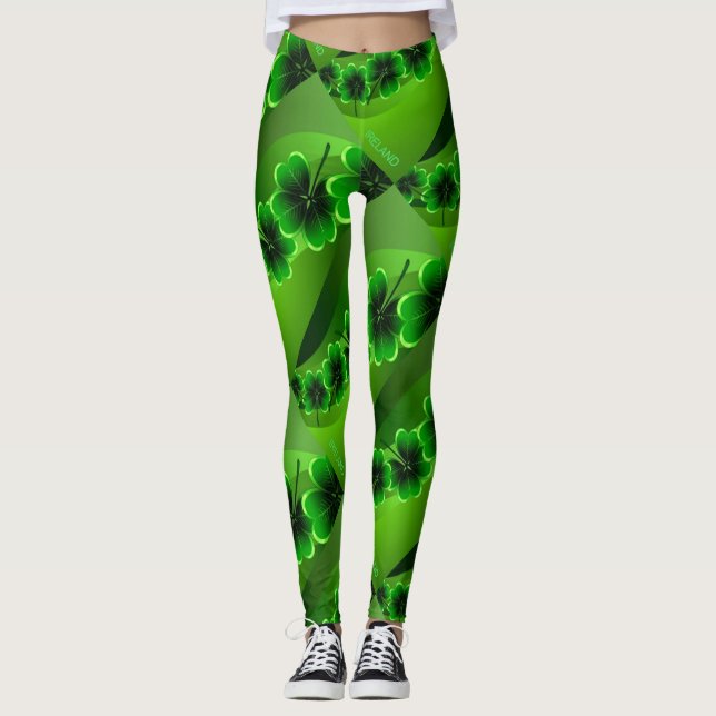 Shamrock-läggoner Leggings (Framsida)