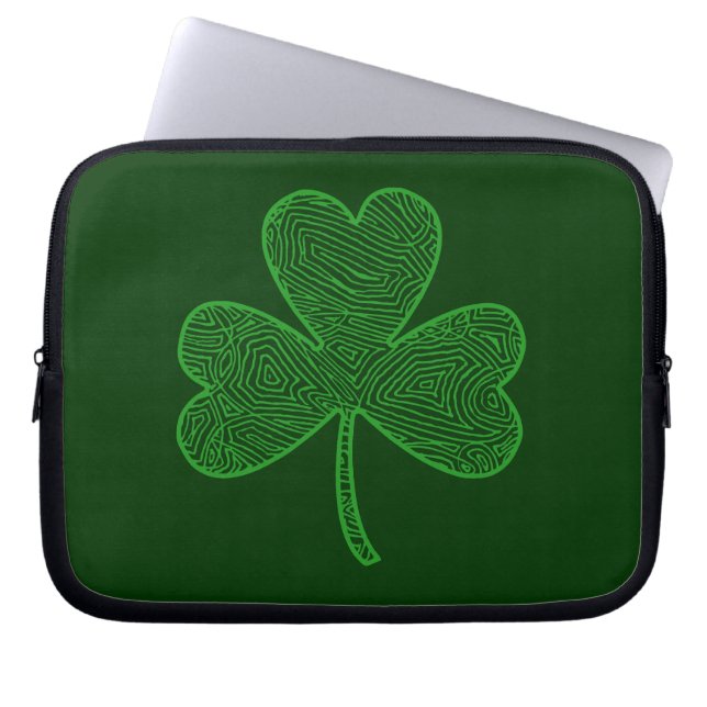 Shamrock Laptop Sleeve (Framsidan)