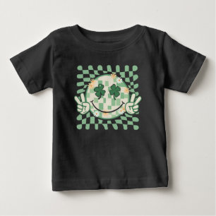Shamrock-leende ansikte rolig St Patrick's Day T Shirt
