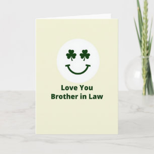 Shamrock Leende Bror Kort
