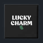 Shamrock Leprechaun Lucky Charm St. Patrick's Day Magnet<br><div class="desc">Shamrock Leprechaun Lucky Charm St. Patrick's Day</div>