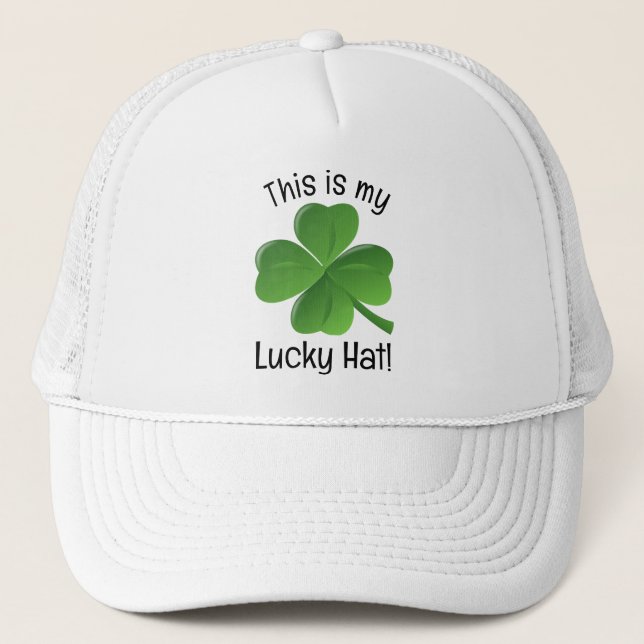 Shamrock Lucky Hat Keps (Framsida)