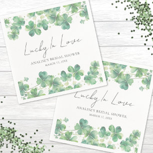 Shamrock Lucky In Love Brudtjejsoaré Pappersservett