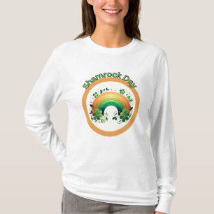 Shamrock Lucky Rainbow T Shirt