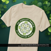 Shamrock Mandala St. Patrick's Day Family Party