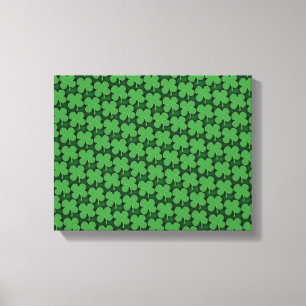 Shamrock Mönster Canvastryck