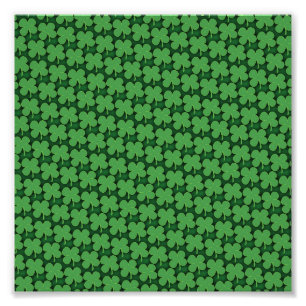 Shamrock Mönster Fototryck