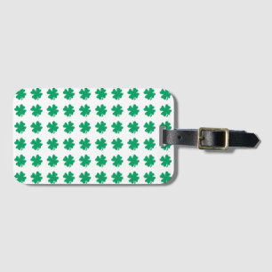 Shamrock Mönster Grönt White St patrick's day Bagagebricka