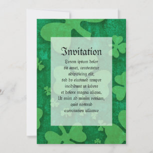 Shamrock Mönster Inbjudningar