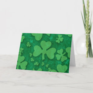 Shamrock Mönster Kort