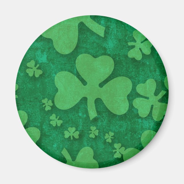 Shamrock Mönster Magnet (Framsidan)