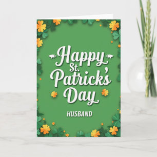 Shamrock-mönster Make-kort Kort