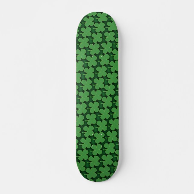 Shamrock Mönster Mini Skateboard Bräda 18,5 Cm (Framsida)